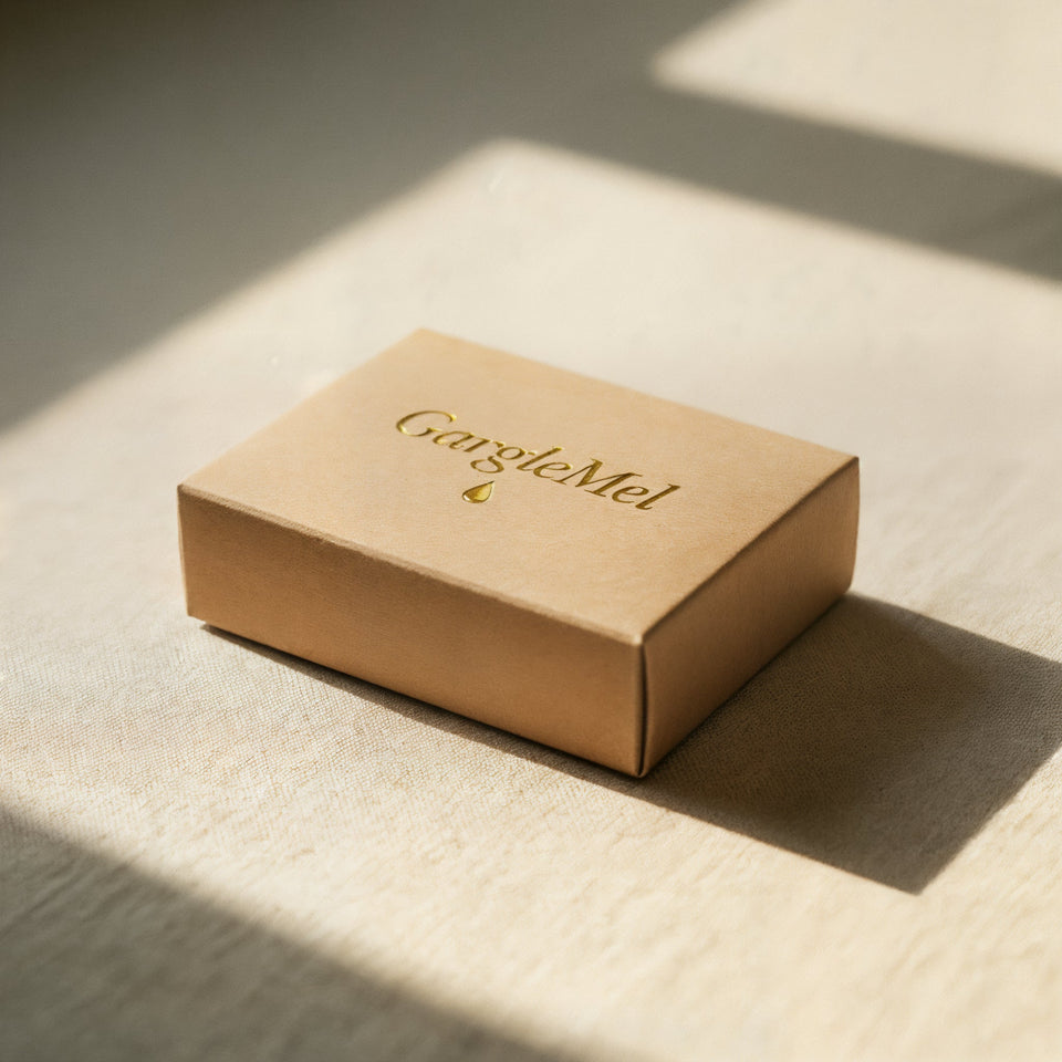 GargleMel Box of 20 sachets — honey and salt gargle