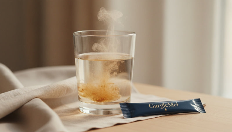 GargleMel — salt water gargle science