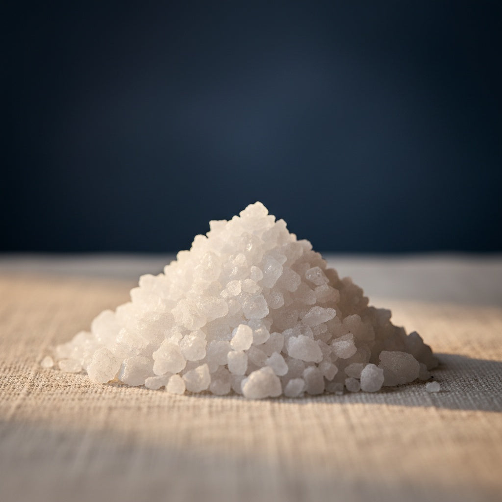 Atlantic sea salt crystals
